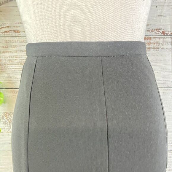 Allison Morgan Skirt sz 8 Black Crepe Long A Line Evening Wedding Church Modest - Picture 6 of 14